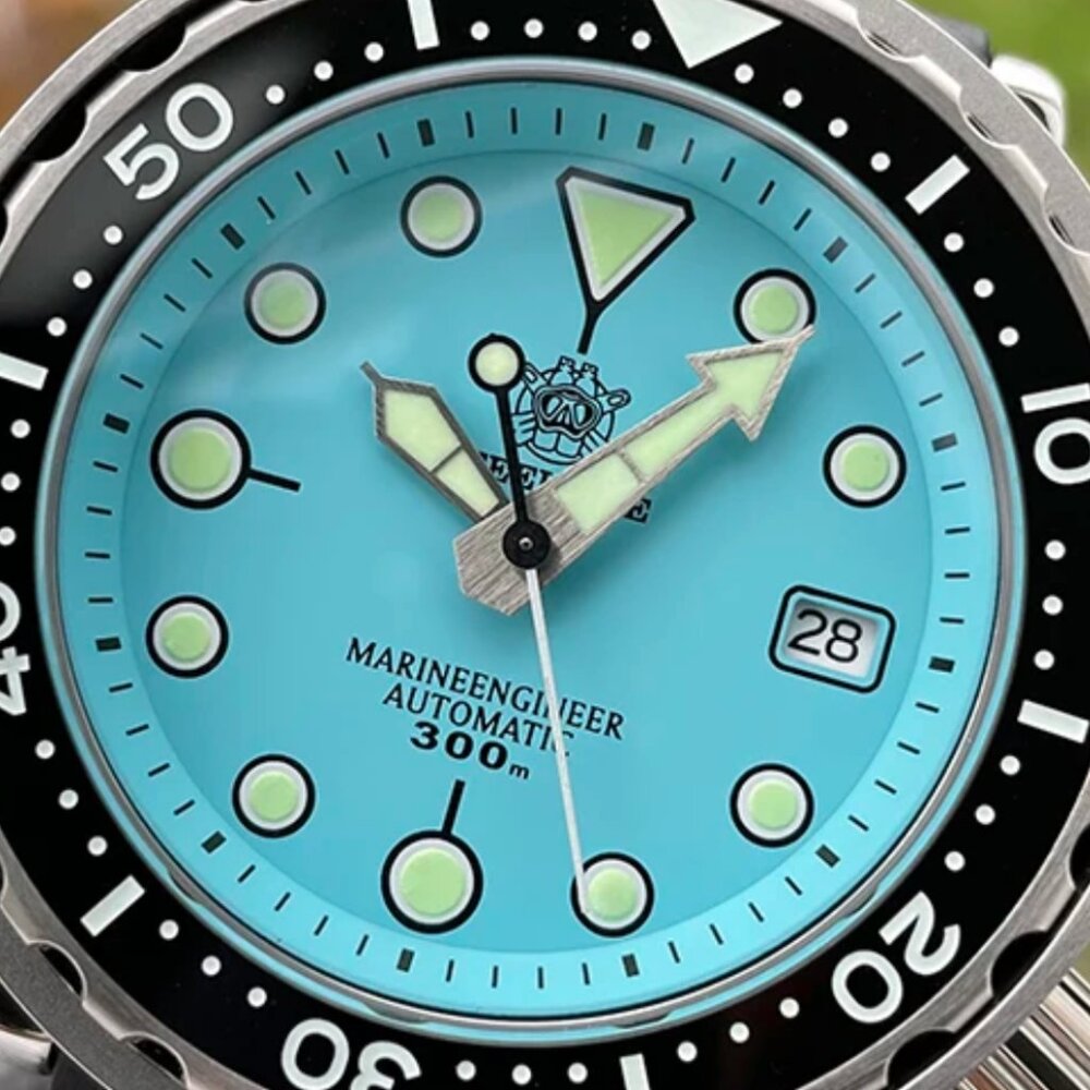 STEELDIVE Classic Watch For Men Super Luminous, Ceramic Bezel 300M Waterproof